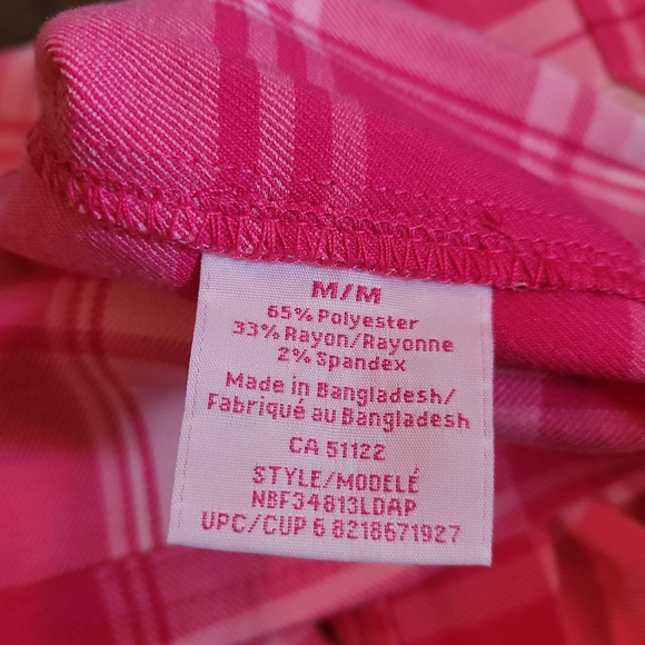 NWT Pink Checkered Summer Dress. - Picture 9 of 11